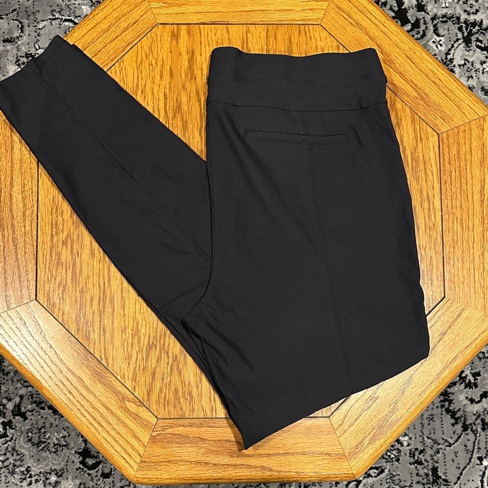 *SIMPLY VERA WANG* Black Ponte Knit Skinny Ankle Dress Pants Size XL